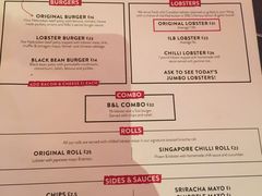 菜单-Burger & Lobster(Dean Street)