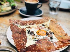 鸡蛋蘑菇熏肉荞麦可丽饼-RAC BAR(安福路店)