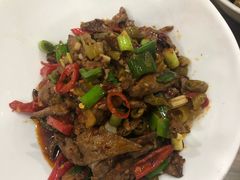 酸辣椒炒猪肝-建辉湖南土菜馆(南大街店)