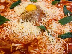 芝士年糕火锅-包装马车·韩国料理·포장마차