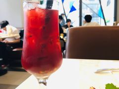 玫瑰茄百香果特饮-港丽餐厅(高德置地店)