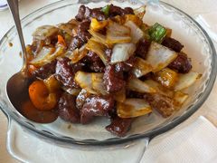 潮式沙嗲煎牛柳 -避风塘潮粤海鲜酒楼