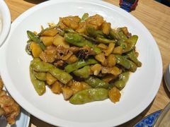 五花肉炖豆角-老长春肉馆(隆礼路店)