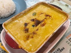 葡国咖喱鸡焗饭-八爷茶餐厅