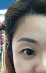 昨天做的飘眉-平萍纹绣韩式半永久定妆