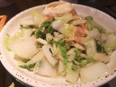 腐皮青菜-老头儿油爆虾·知味杭州(爱琴海购物中心)