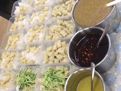 敦煌米皮和凉皮的调料-西北羊肉粉汤馆