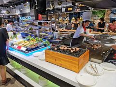 自助取餐区-圣罗巴海鲜烤肉自助(新乡万达店)