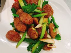 大蒜炒香肠-金姐台湾菜(珠江路店)