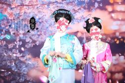 -后宫·古装汉服京剧儿童亲子全家福摄影