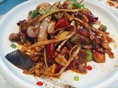 野生菌炝飘香口味舌-忘忧草融合私房菜(红鼎国际店)