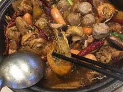 -蜀八婆鲍鱼鸡煲虾(宝安坪洲店)