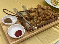 招牌硬炸肉-良友·海鲜青岛菜·海肠捞饭(五四广场店)
