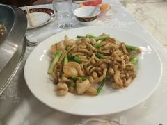 虾仁茶树菇小炒-万宝海鲜舫(劳动公园店)