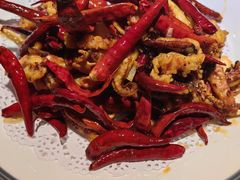 老干妈煸鱿鱼-吕氏疙瘩汤·私家菜馆(慈云寺店)