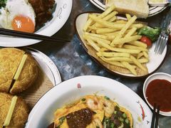 经典牛肉滑蛋饭-兴华里茶记(禅城同济首店)