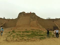 明长城，一脚跨两省，对面就是内蒙-水洞沟旅游区