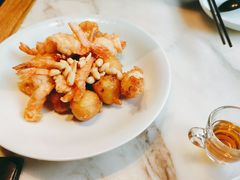 梨球果仁虾-小吊梨汤·北京菜·烤鸭(鸟巢店)