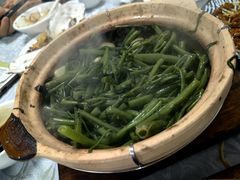 澳门虾酱啫通菜梗-天宝食坊·啫啫煲大排档(西华路店)