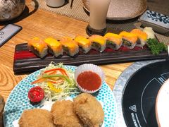 香芒三文鱼寿司-蟹将军·松叶蟹和牛日料放题自助(K11店)