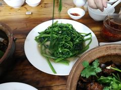 空心菜-海口滨海新村143号海南老字号炒菜店