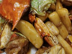 梭子蟹炒年糕-高佳庄·舟山海鲜(海景旗舰店)