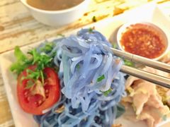 -蝶豆花蓝面条
