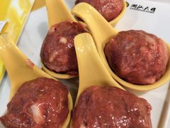 胸口捞生牛丸-潮汕大目牛肉火锅(上梅林店)