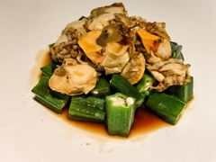 捞汁秋葵扇贝-隆喜元鱼汤包·海鲜(中联广场店)