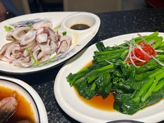 白灼鱿鱼-潮三爷砂锅焗海鲜·生腌·海鲜粥(朝晖店)