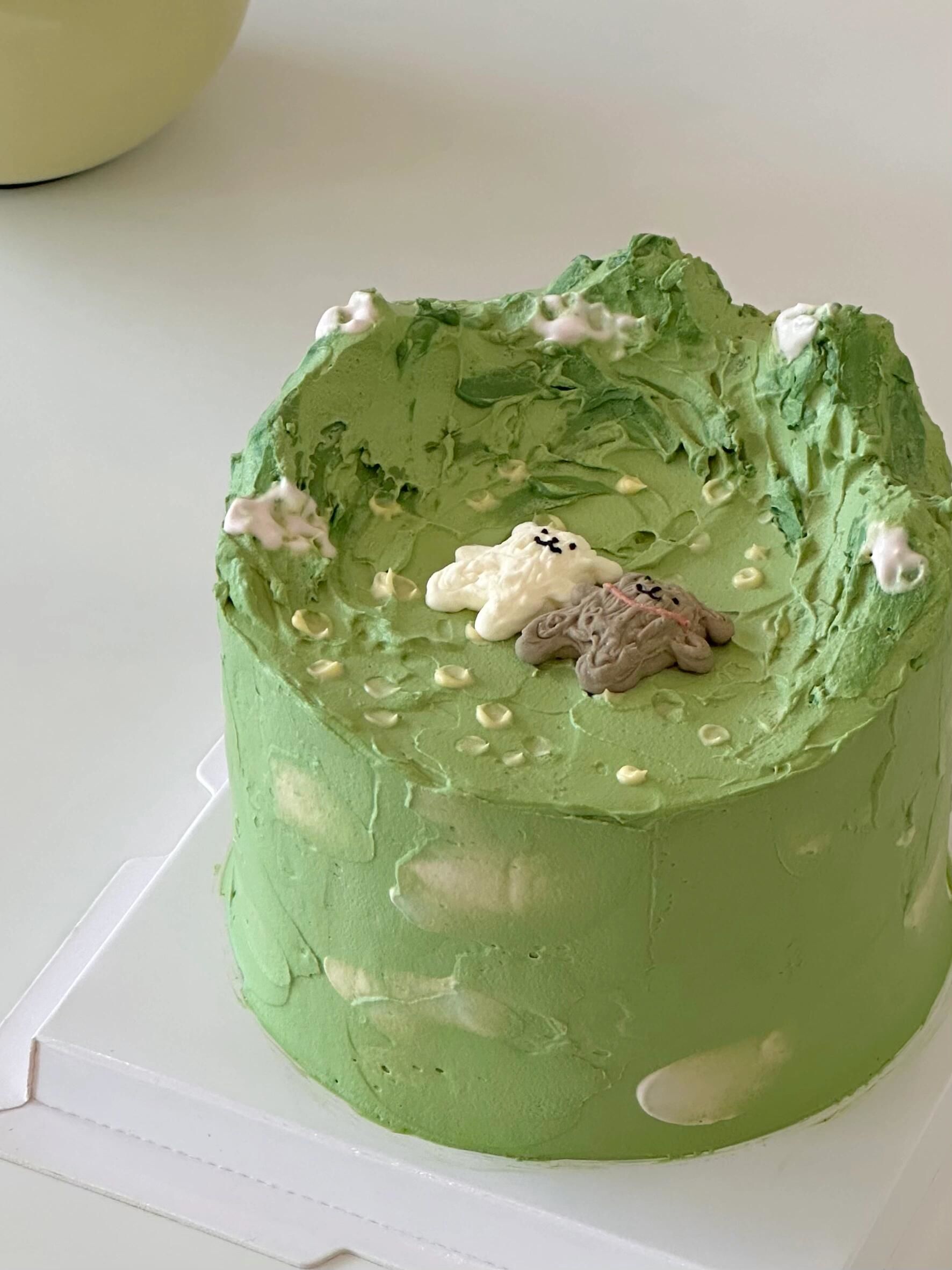 清新绿茶蛋糕日记