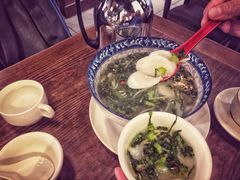 雪菜肉丝汤年糕-李泉居