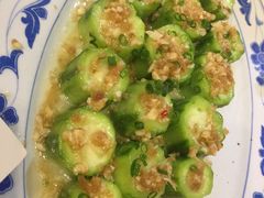 蒜蓉蒸有机胜瓜-顺丰轩园林酒家(天河店)