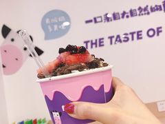 蓝莓刨酸奶-一只酸奶牛(八一路店)