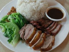 烧鸭叉烧双拼饭-日头火米粉(稚山路店)