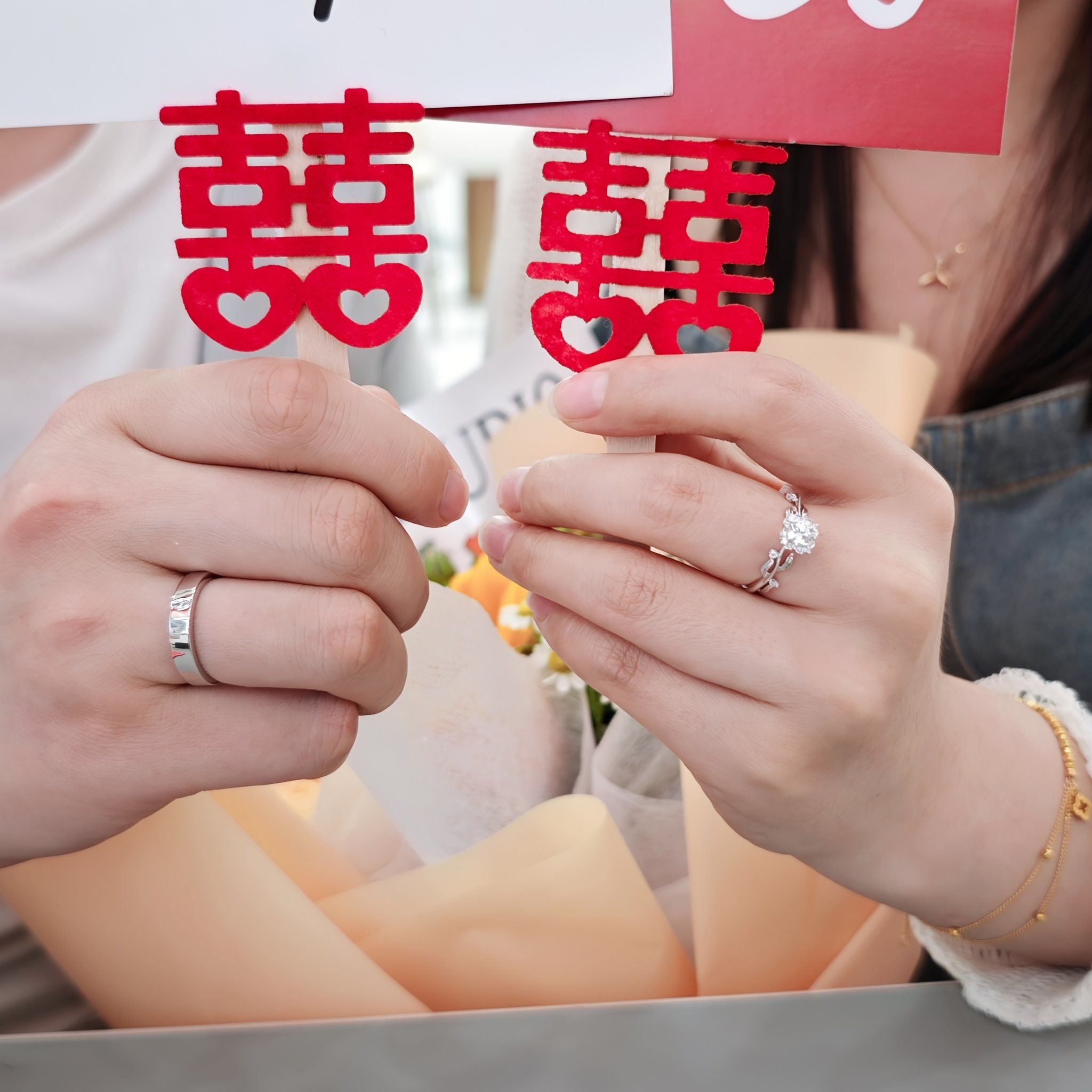 手牵手,一生守候