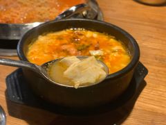 海鲜豆腐汤-包装马车·韩国料理·포장마차