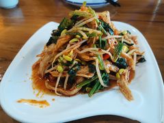 菠菜拌面筋-阿达西新疆餐厅(西北大学店)