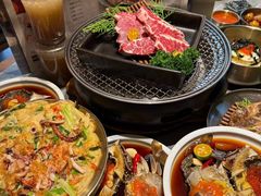 -草家酱蟹炭火烤肉店(珲春南路一店)