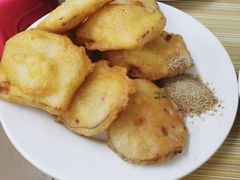 炸茄藕夹-排骨王·三十年本地老菜馆