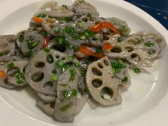 小葱炒嫩藕-兰桂坊·花园餐厅(西湖店)