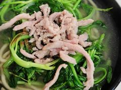 鸡毛菜肉丝菜汤面-凯丽上海阳春面馆(德仁里店)