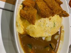 炸猪排咖喱蛋包饭-噹噹呀咪咖喱屋(南京东路店)