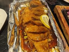铁板锡纸深海鲈鱼-高第街56号餐厅(银座商城玉函店)