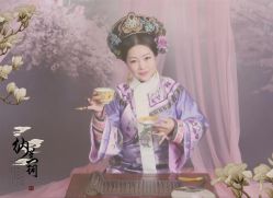 -后宫·古装汉服京剧儿童亲子全家福摄影