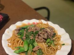 湿炒牛河-幸运牛汕头小黄牛牛肉火锅(梅林店)