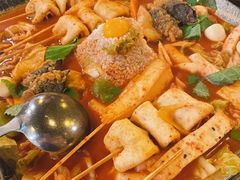 鱼饼火山炒年糕-包装马车·韩国料理·포장마차