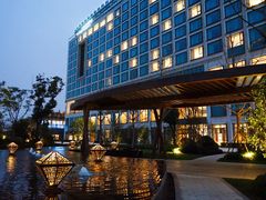 酒店楼体夜景-新食谱全日制餐厅·苏州苏州湾艾美酒店