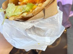 -小红车炸蛋葱油饼