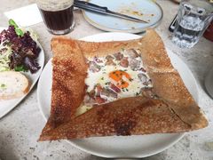 鸡蛋蘑菇熏肉荞麦可丽饼-RAC BAR(安福路店)